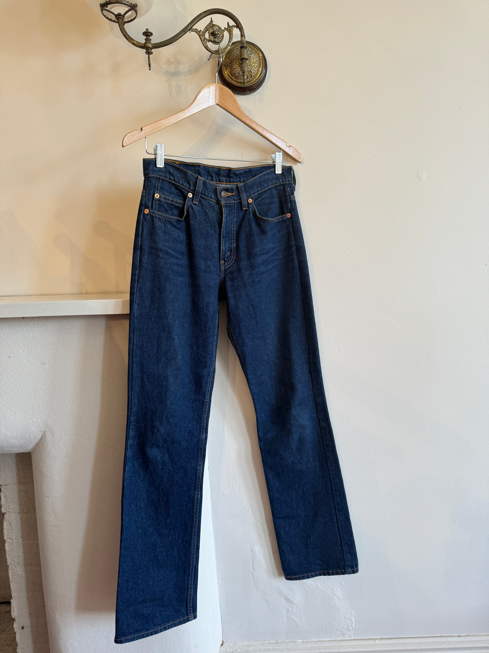 Vintage Levis 653 Rich Blue Mid Rise Straight Leg