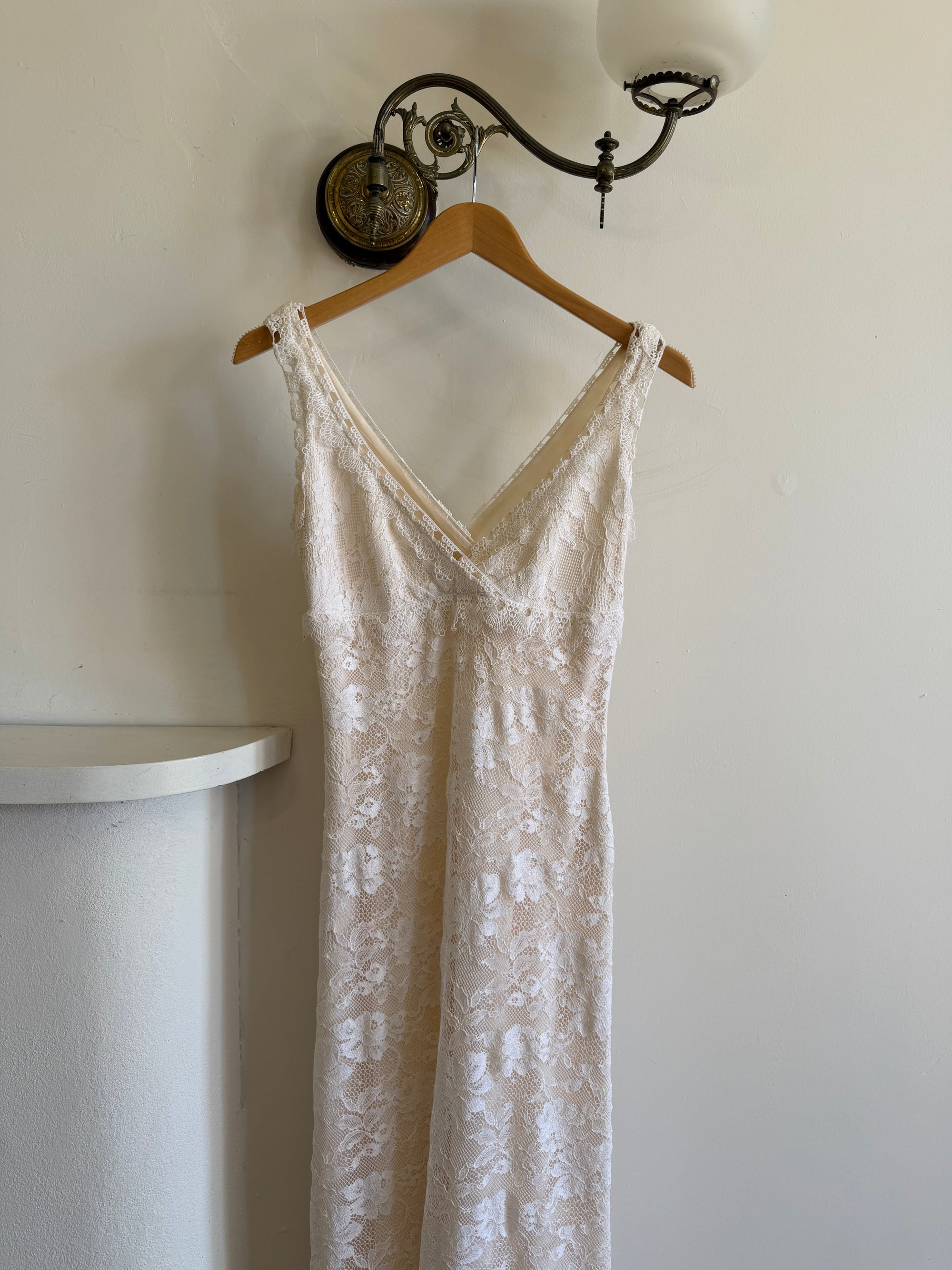 Vintage Y2K Collette Dinnigan Lace Wedding Dress