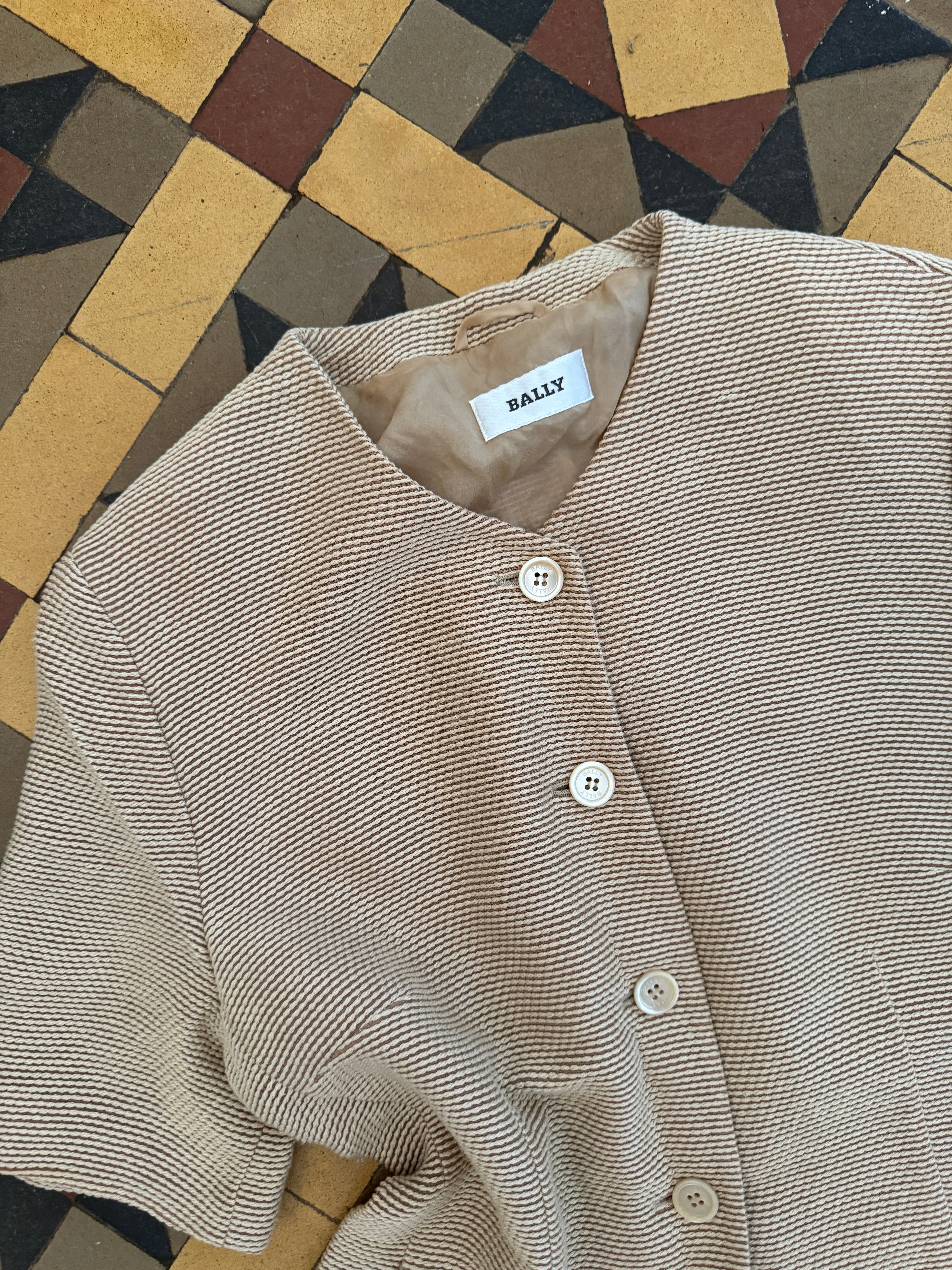 Vintage Bally Button Up Top