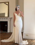 Vintage Y2K Pure Silk Bias Wedding Dress