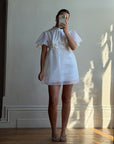 Vintage 60s Babydoll Micro Mod Bridal Mini