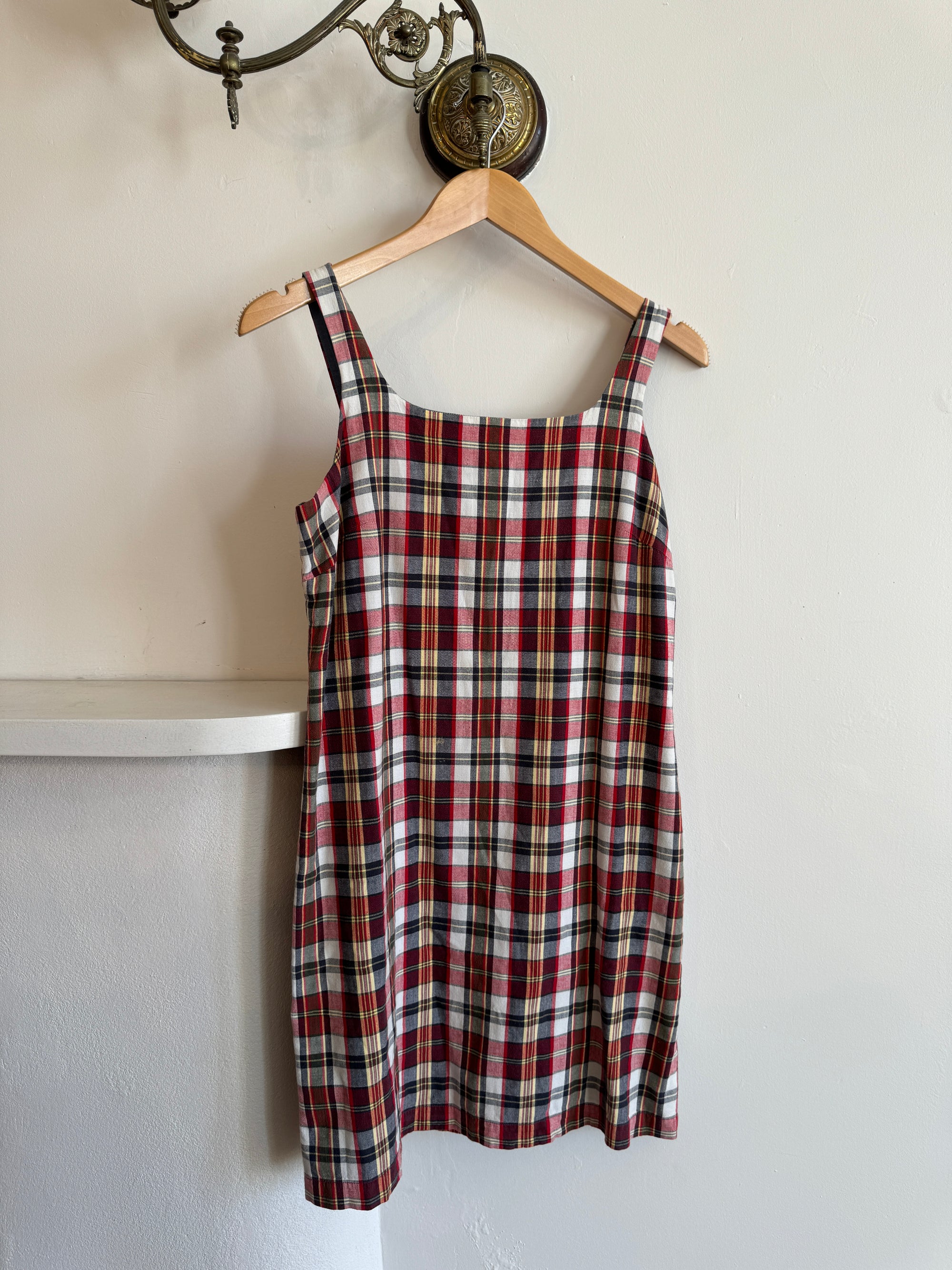 Vintage 90s Gap Red Plaid Mini Dress Call Me The Breeze Vintage 90s Gap Red Plaid Mini Dress Call Me The Breeze