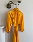 Vintage 70s Marigold Swing Maxi Dress