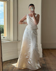 Vintage 90s Classic Satin Bridal Skirt