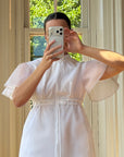 Vintage 60s Babydoll Micro Mod Bridal Mini