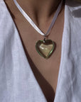 Dolce Glass Heart Pendant
