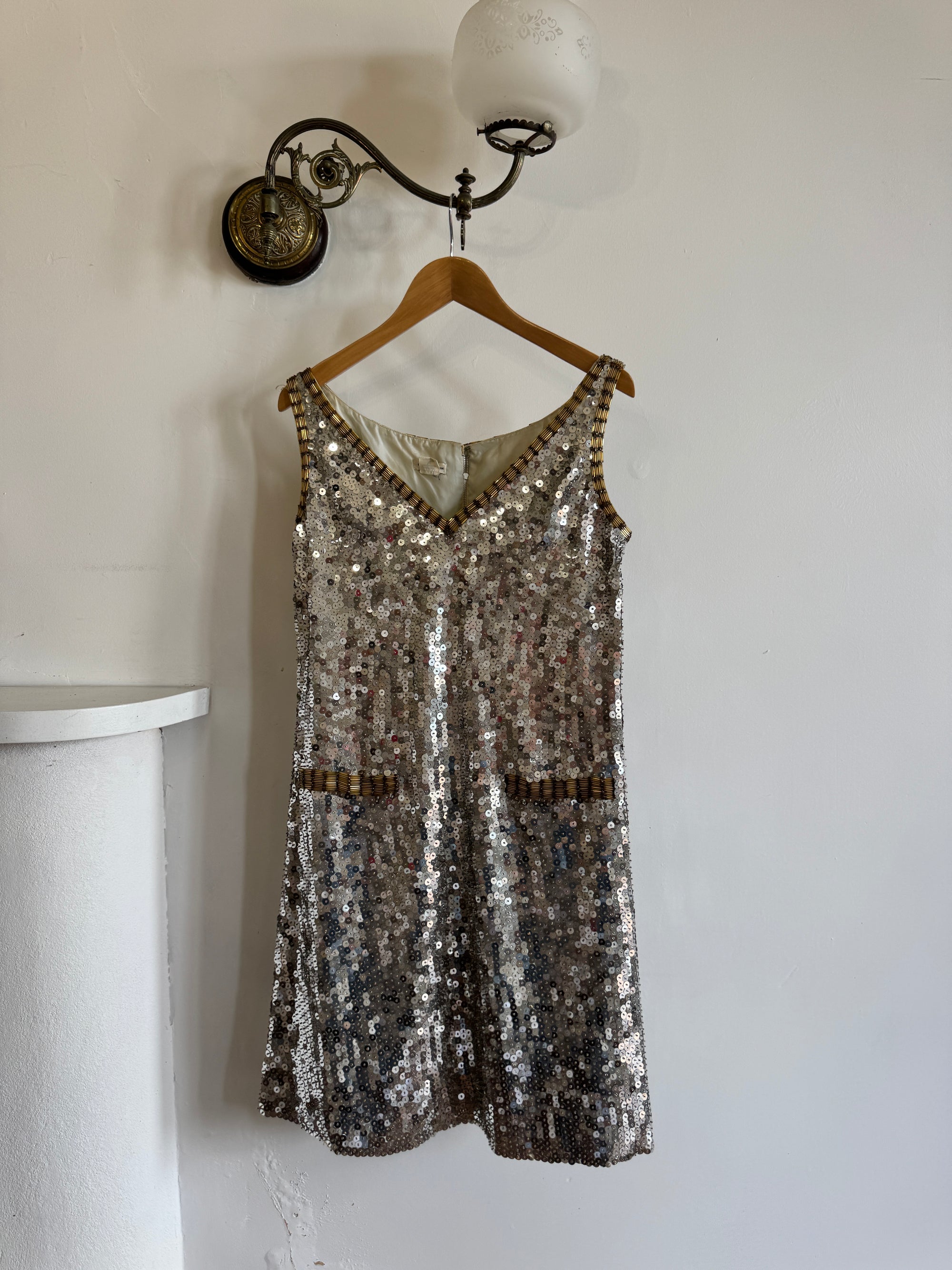 Vintage 60s Disco Sequin Mini