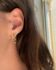 Remy Midi Bow Stud Earrings