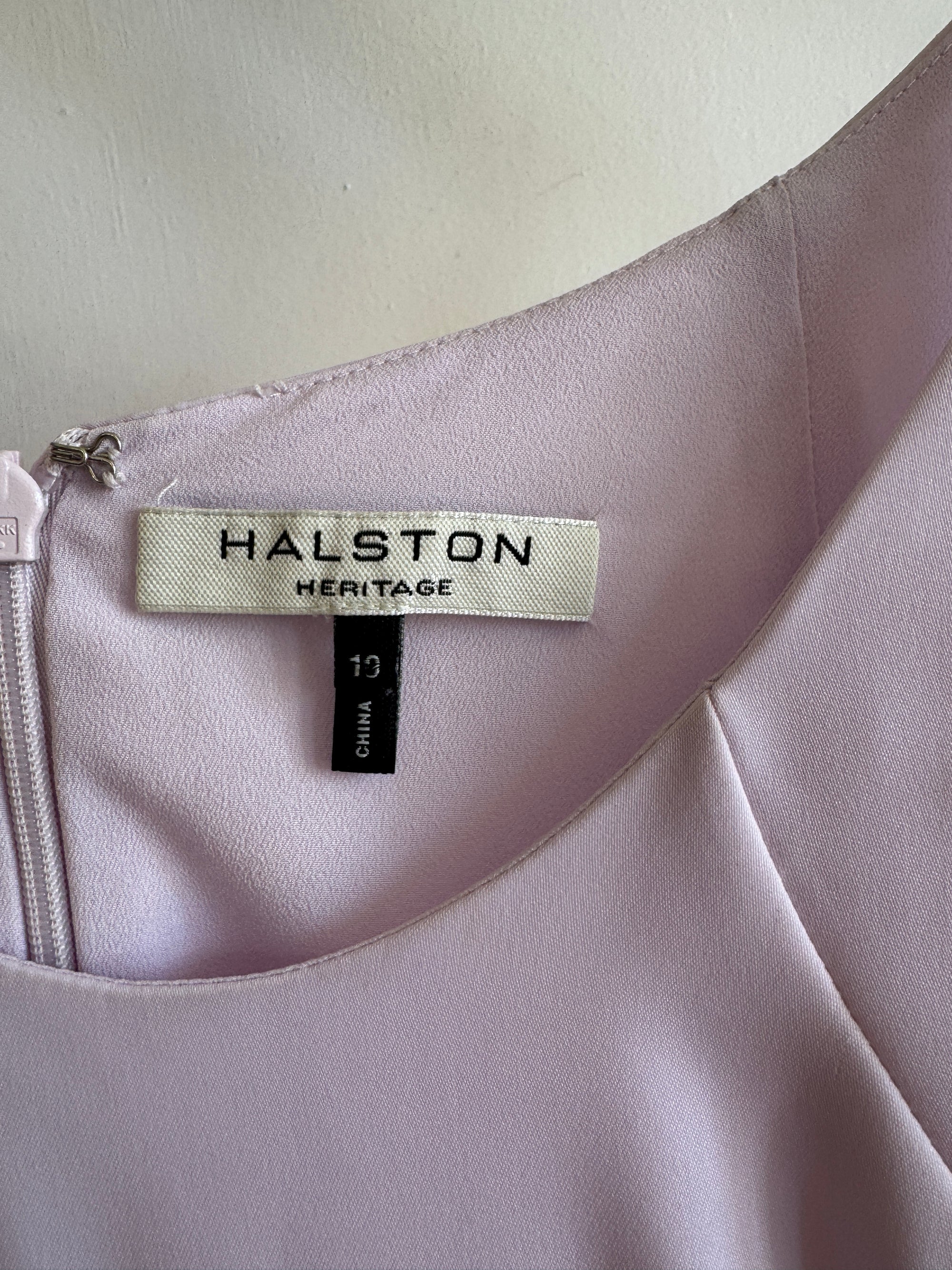 Vintage Y2K Halston Heritage Lilac Slip Dress