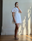 Vintage 60s Babydoll Micro Mod Bridal Mini