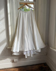 Vintage 90s Princess Satin Bridal Skirt