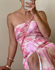 Vintage Y2K Fairy Floss Embellished Ruffle Gown