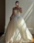 Vintage Y2K Vera Wang Princess Tulle Strapless Wedding Gown