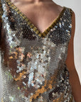 Vintage 60s Disco Sequin Mini