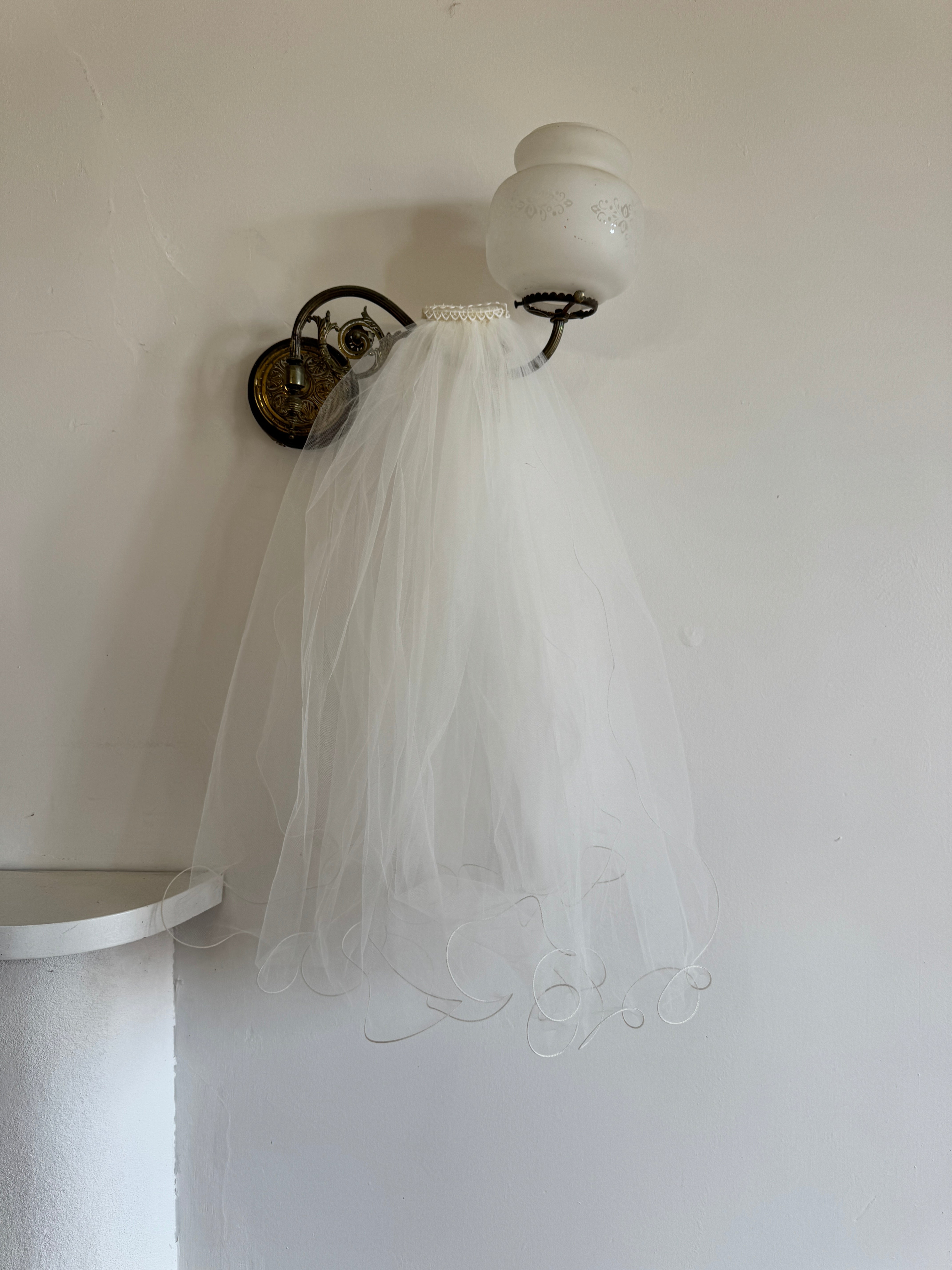 Vintage Short Tulle Veil
