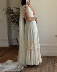 Antique Juliette Embroidered Multi-wear Bridal Veil