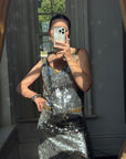 Vintage 60s Disco Sequin Mini
