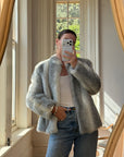 Vintage 60s Faux Fur Arctic Jacket