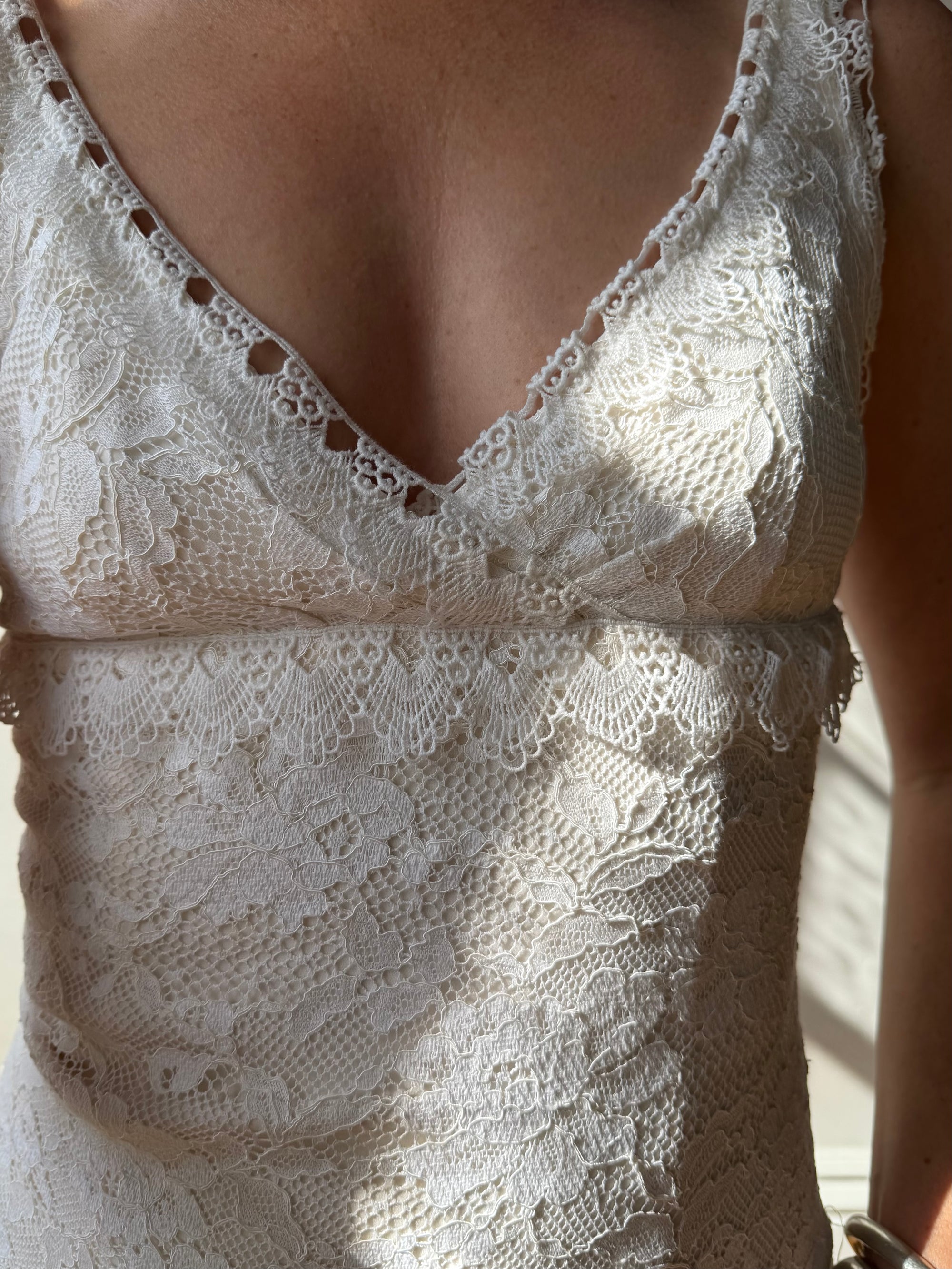 Vintage Y2K Collette Dinnigan Lace Wedding Dress