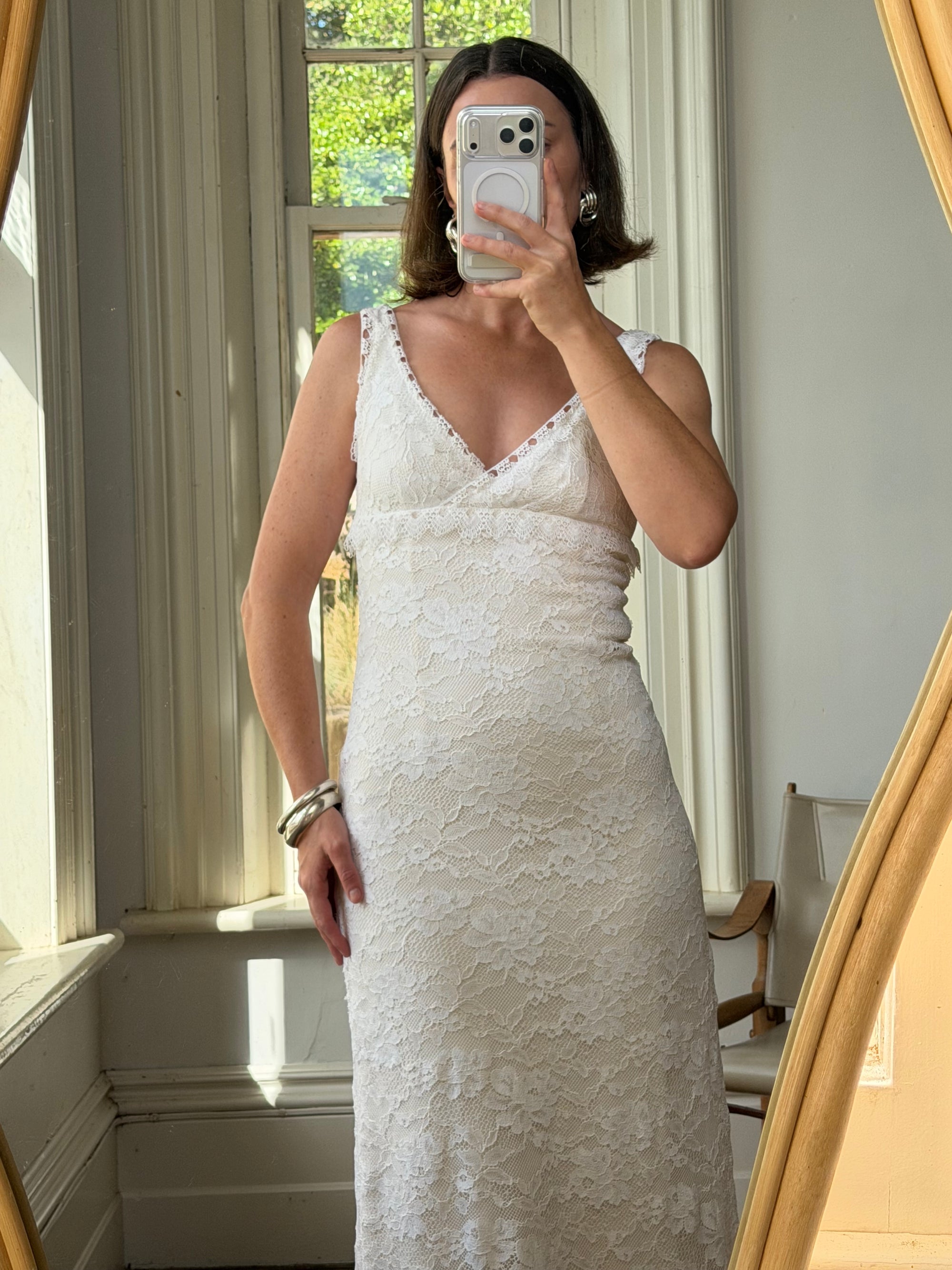 Vintage Y2K Collette Dinnigan Lace Wedding Dress