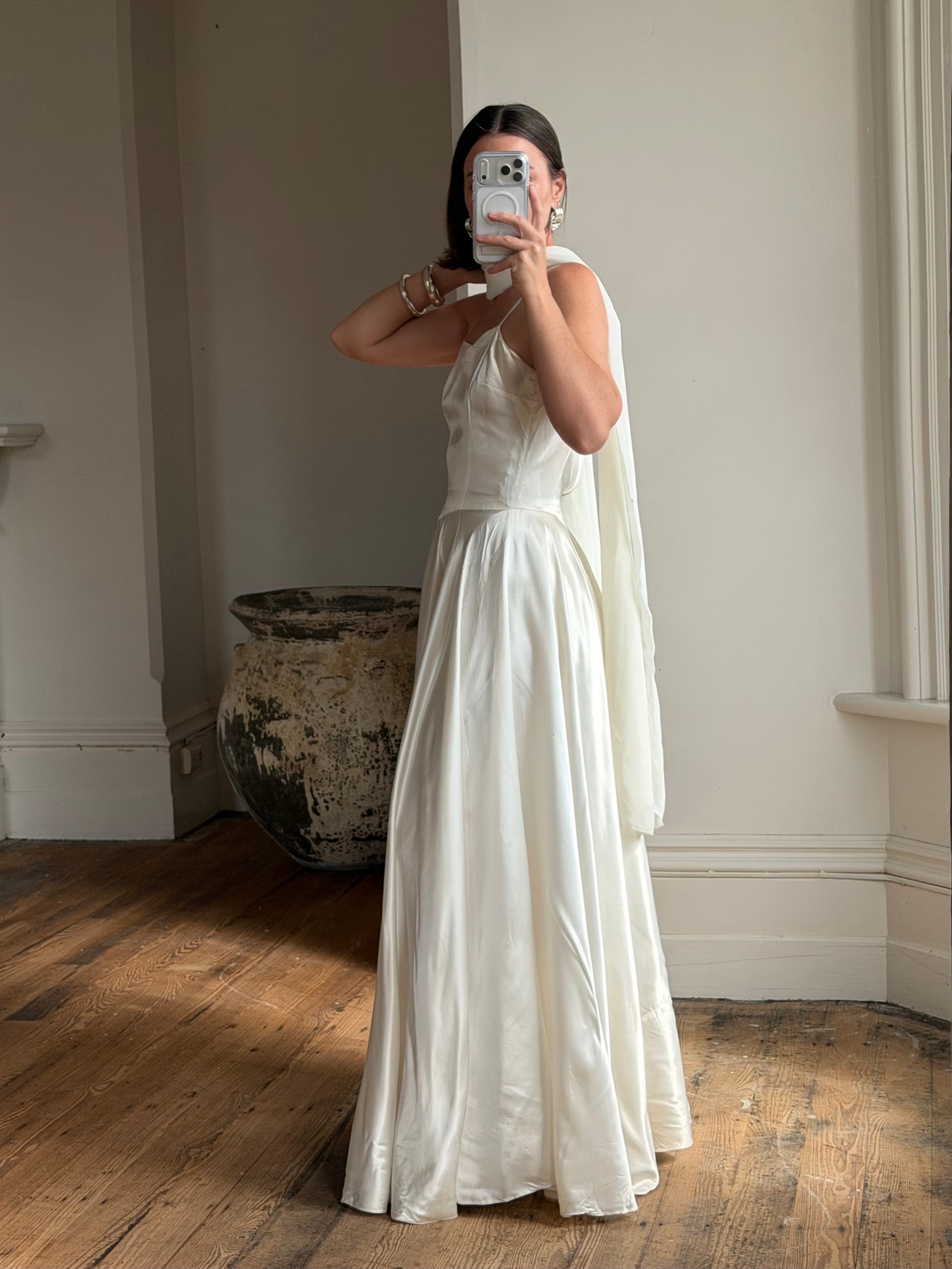 Vintage 40s Liquid Satin Slip Wedding Dress – Call Me The Breeze Vintage 40s Liquid Satin Slip Wedding Dress – Call Me The Breeze