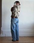 Vintage 60s Chunky Rabbit Fur Jacket Arctic