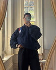Vintage 70s Ford Bomber Jacket Navy