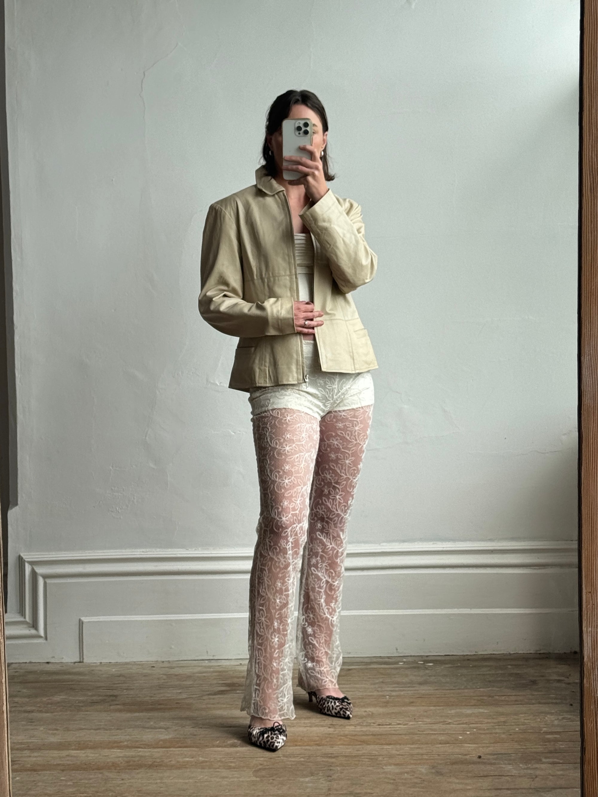 Vintage 90s Low Waist Lace Hot Pants