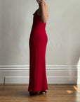Vintage 90s Scarlett Cowl Neck Slip Dress