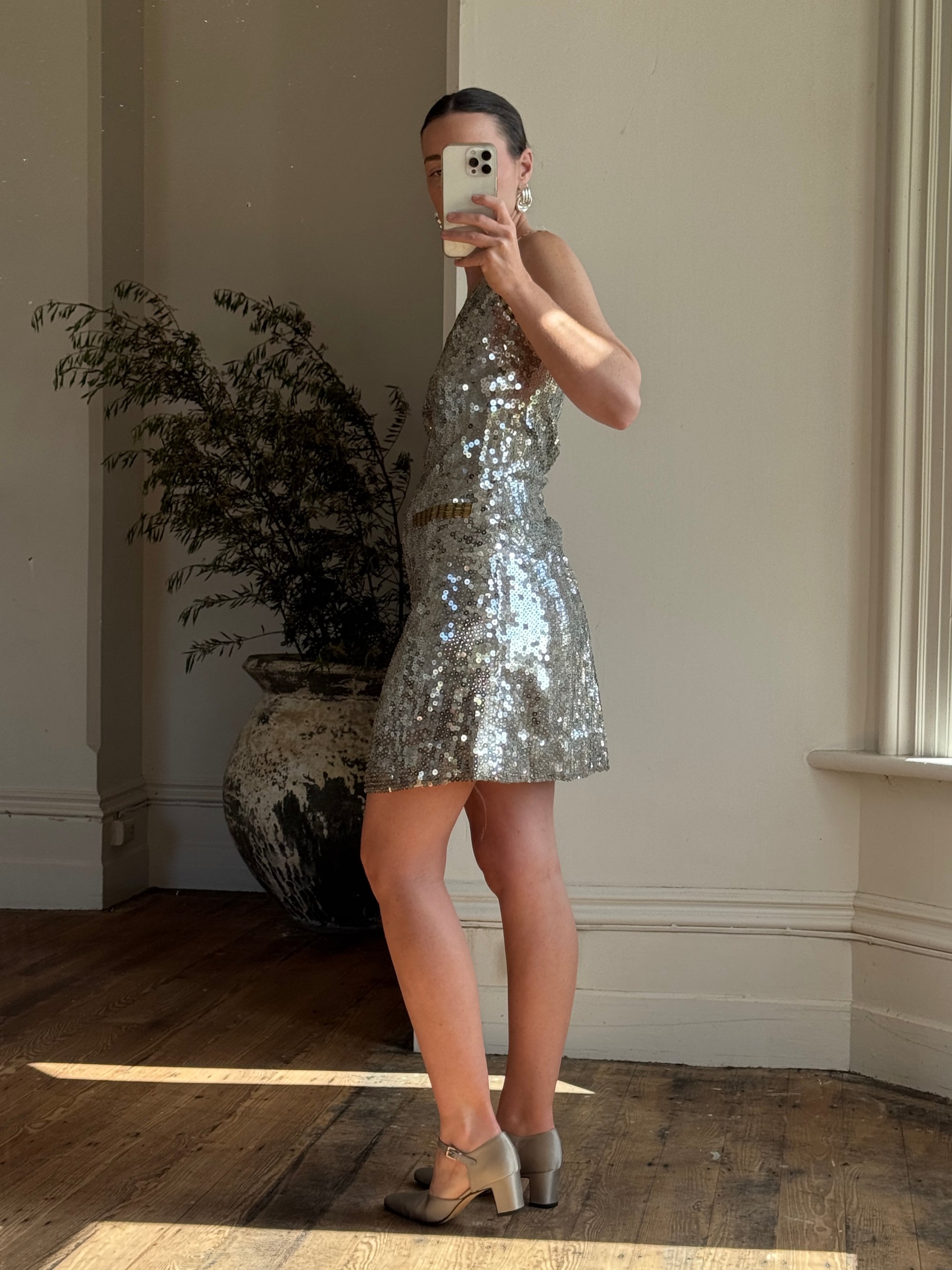 Vintage 60s Disco Sequin Mini