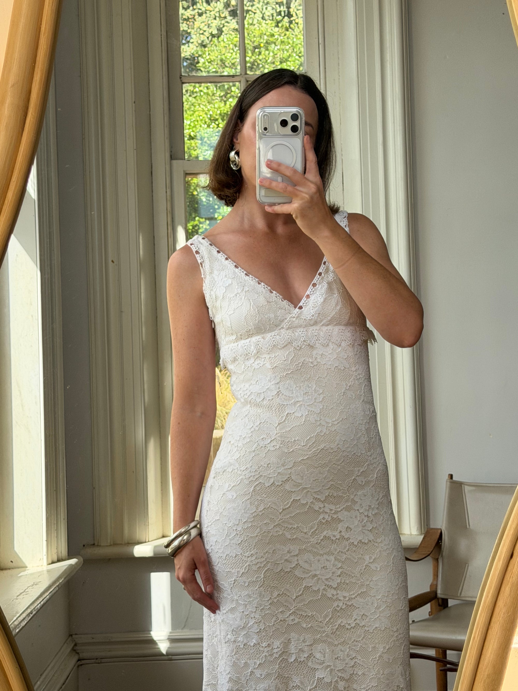 Vintage Y2K Collette Dinnigan Lace Wedding Dress