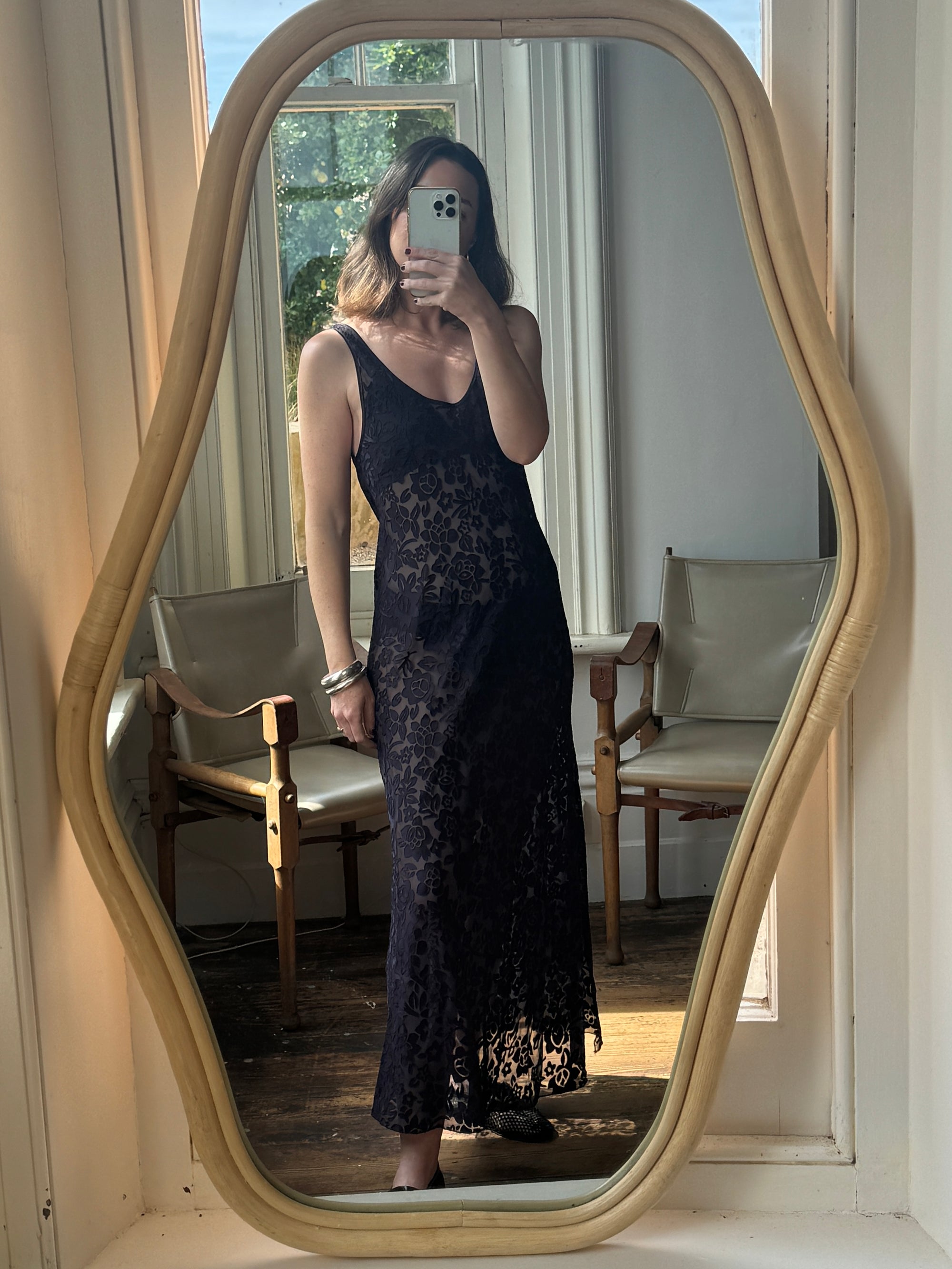 Vintage 90s Burnt Velvet Sheer Slip Dress Eggplant Call Me The Breeze Vintage 90s Burnt Velvet Sheer Slip Dress Eggplant Call Me The Breeze