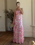 Vintage Y2K Fairy Floss Embellished Ruffle Gown