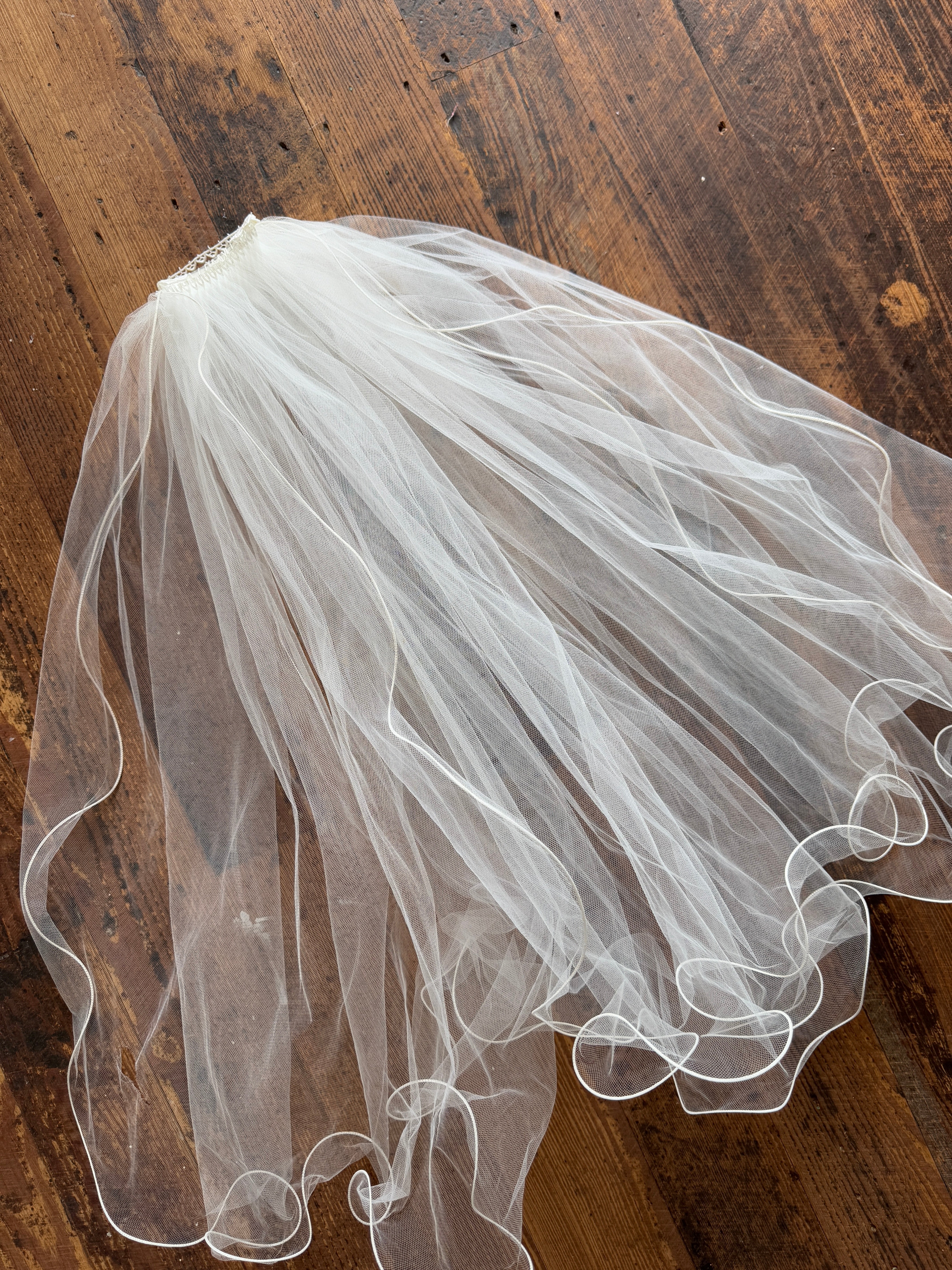 Vintage Short Tulle Veil