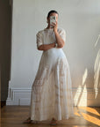 Edwardian Cotton Tea Wedding Dress