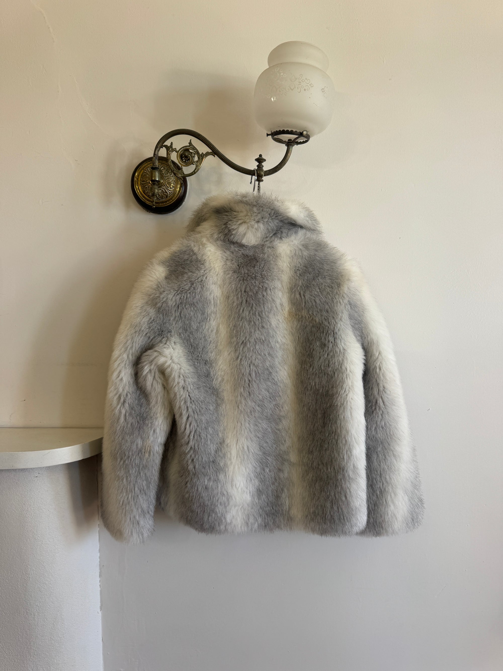 Vintage 60s Faux Fur Arctic Jacket