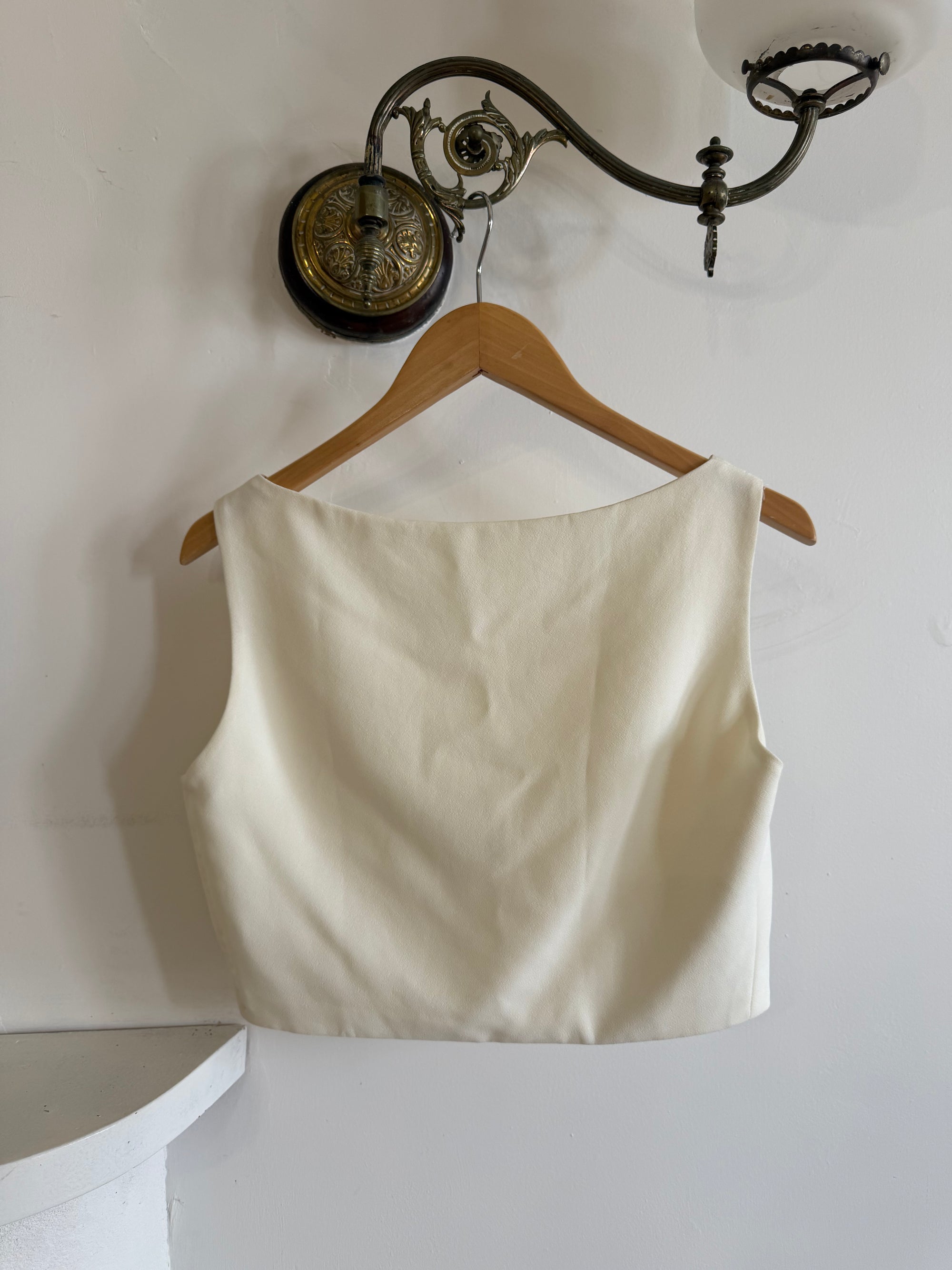 Vintage 90s Italian Sheer Embroidered Tulle 3 Piece Bridal Set