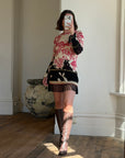 Vintage 2003 Chanel Fringed Knit Mini Dress