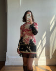 Vintage 2003 Chanel Fringed Knit Mini Dress