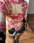 Vintage 2003 Chanel Fringed Knit Mini Dress