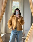 Vintage 70s Faux Fur Caramel Jacket