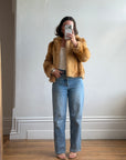Vintage 70s Faux Fur Caramel Jacket