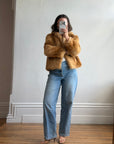 Vintage 70s Faux Fur Caramel Jacket
