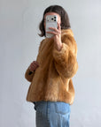Vintage 70s Faux Fur Caramel Jacket