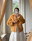 Vintage 70s Honey Caramel Fur jacket