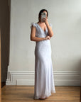 Vintage Y2K Lavender Bias Cut Dress