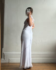 Vintage Y2K Lavender Bias Cut Dress