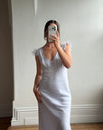 Vintage Y2K Lavender Bias Cut Dress