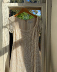 Vintage Y2K Crystal Cap Sleeve Bridal Slip