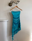 Vintage Y2K Holiday Fairy Dress Ocean